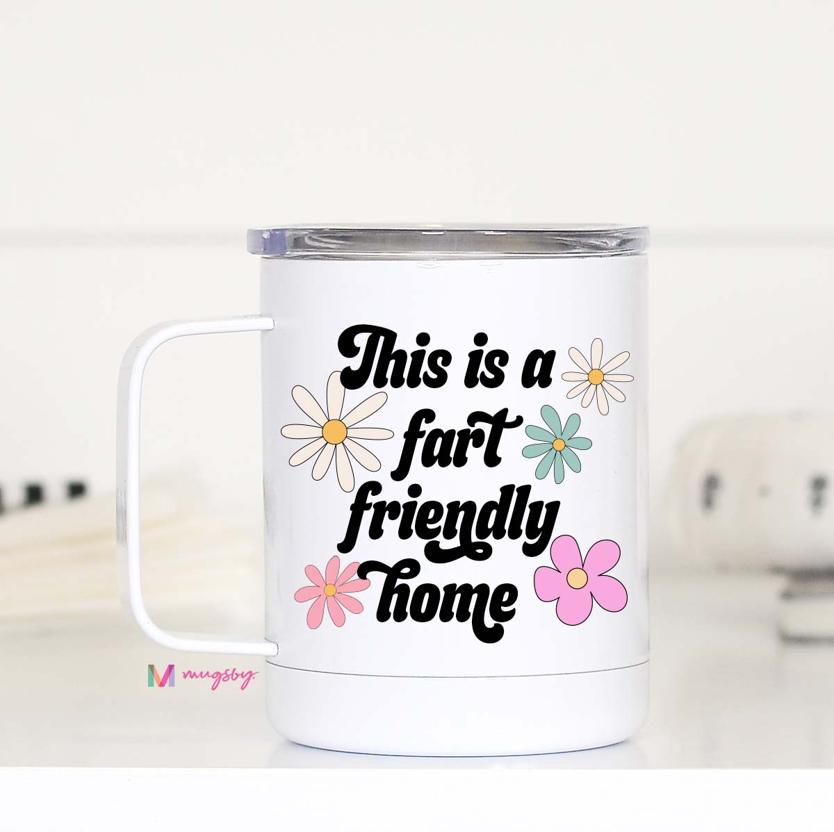 Don't Touch the Thermostat Travel Mug, Father's Day Travel Cup – Mugsby