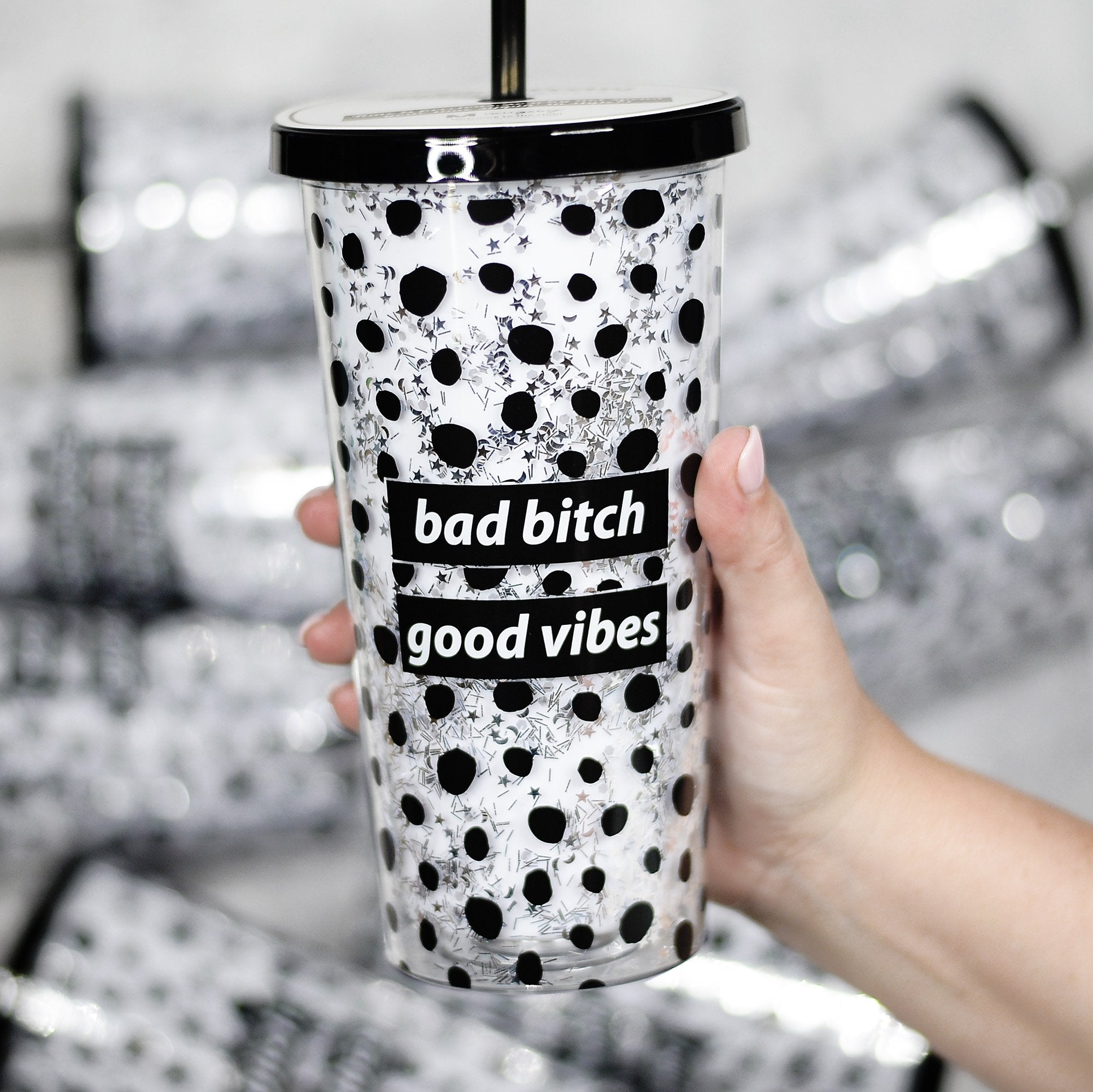 GOOD VIBES LARGE TUMBLER