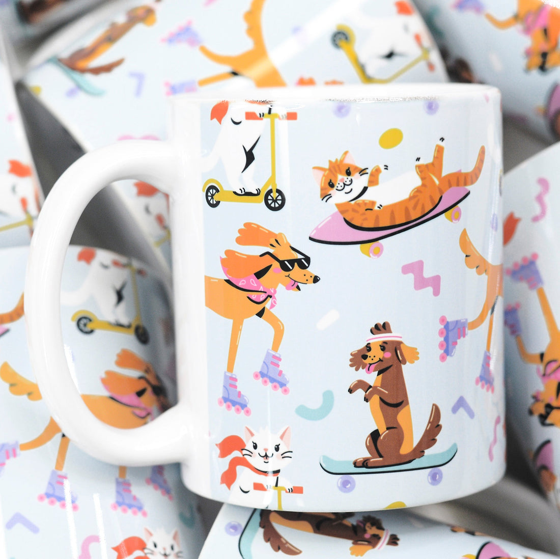 Rad Pets Full Wrap Ceramic Mug