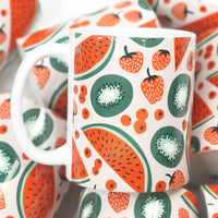 Fruits Full Wrap Ceramic Mug