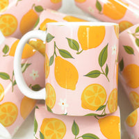 Lemons Full Wrap Ceramic Mug