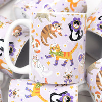 Cool Cats Full Wrap Ceramic Mug