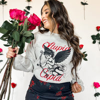 Stupid Cupid Crewneck Sweatshirt