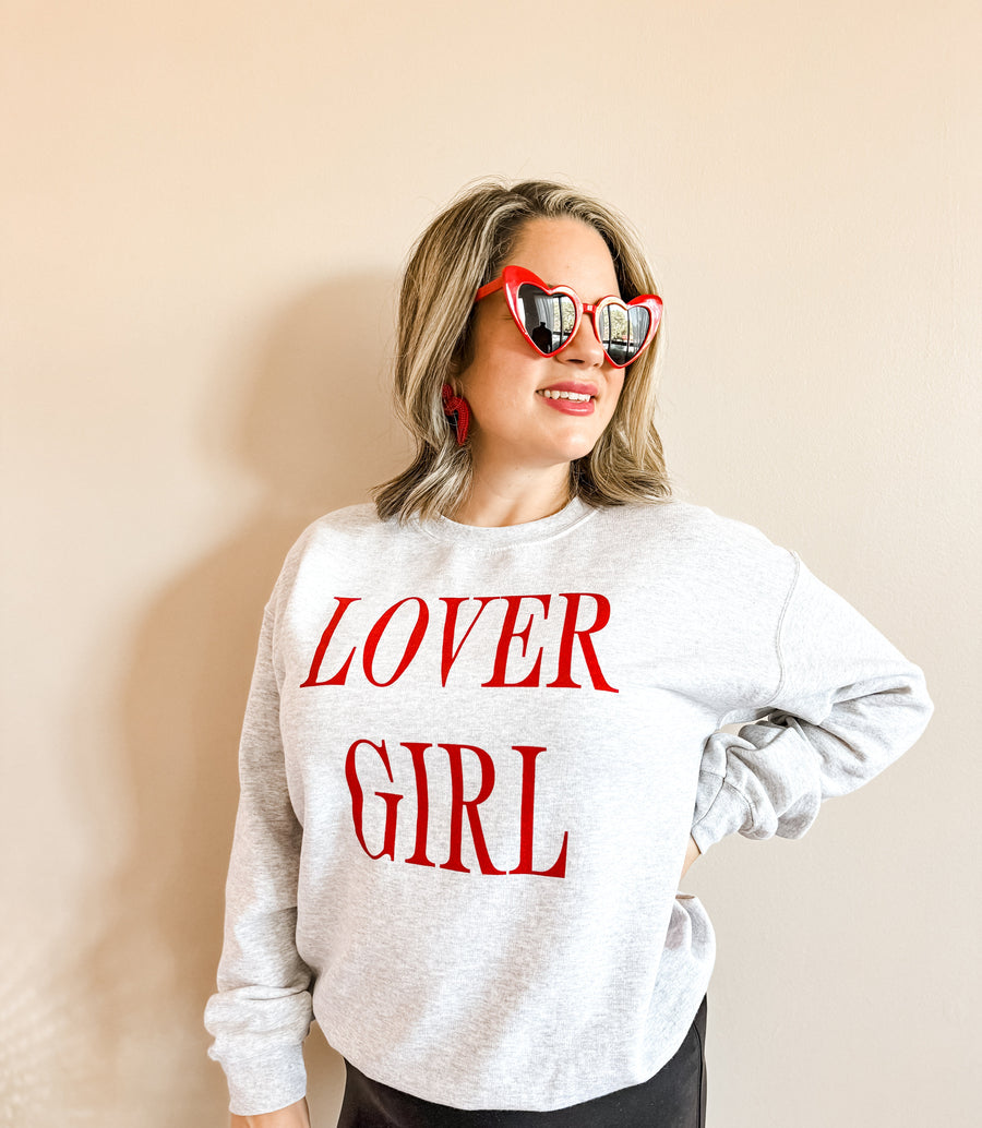 Lover Girl Sweatshirt, Valentine's Crewneck