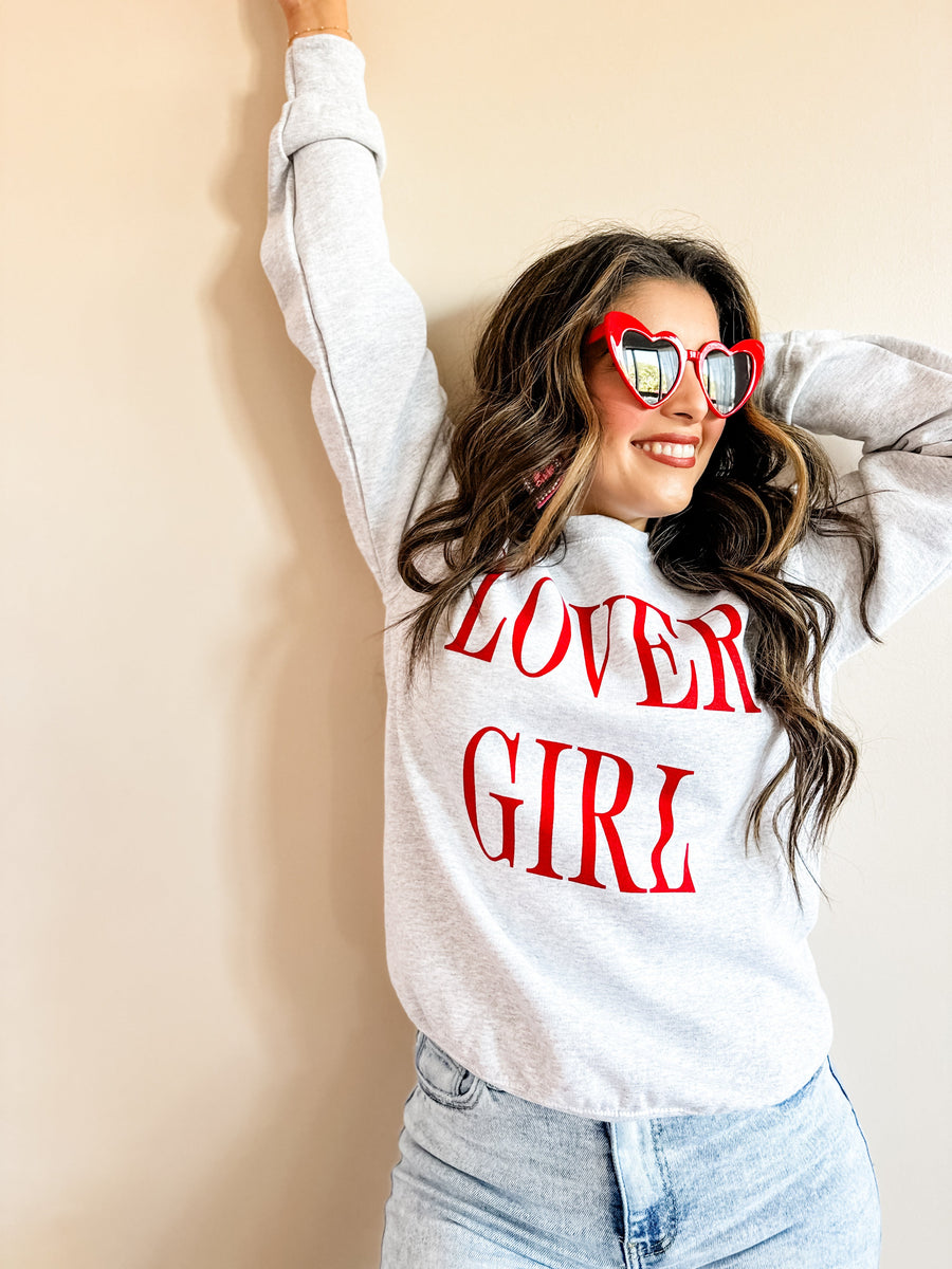 Lover Girl Sweatshirt, Valentine's Crewneck