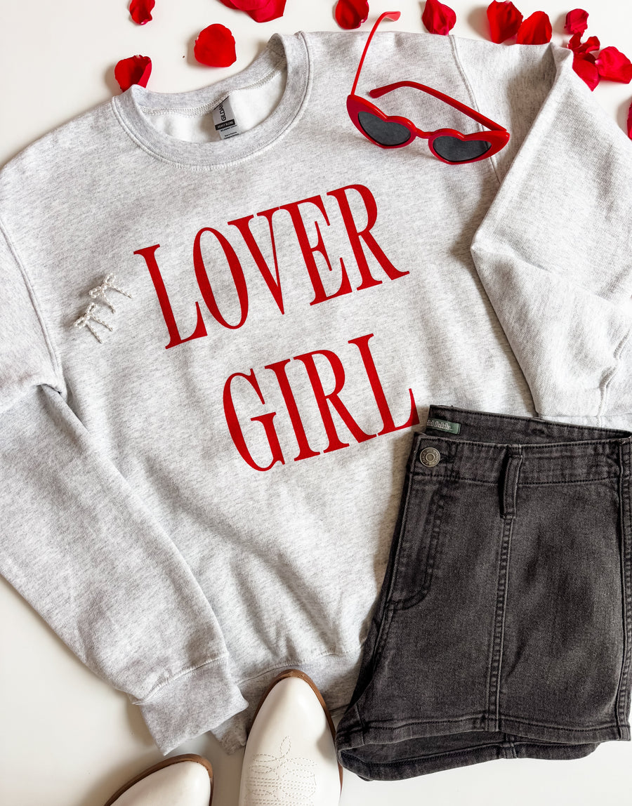 Lover Girl Sweatshirt, Valentine's Crewneck