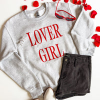 Lover Girl Sweatshirt, Valentine's Crewneck