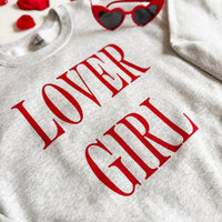 Lover Girl Sweatshirt, Valentine's Crewneck