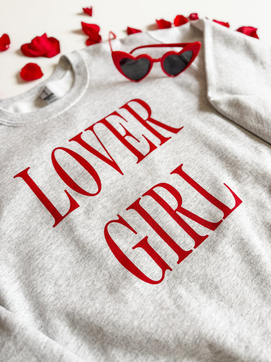 Lover Girl Sweatshirt, Valentine's Crewneck