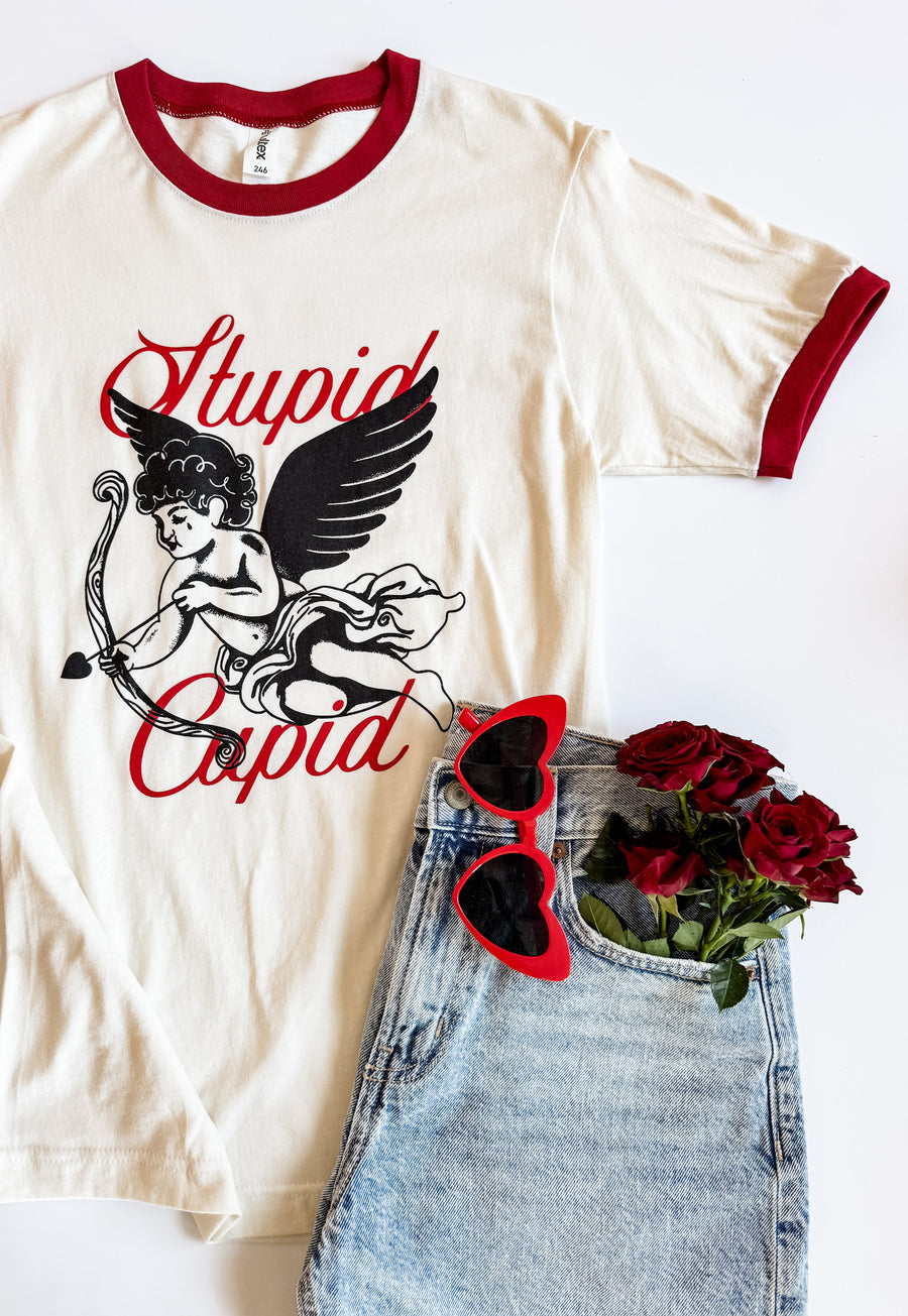 Stupid Cupid Graphic Shirt