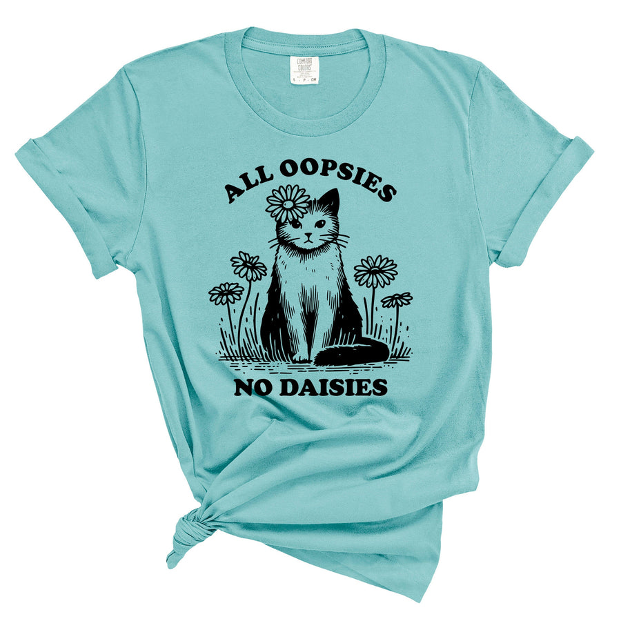 All Oopsies No Daisies Cat Graphic Shirt