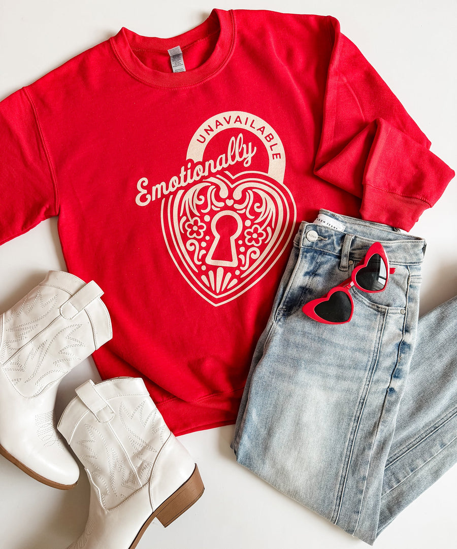 Red Valentines Day Sweatshirt