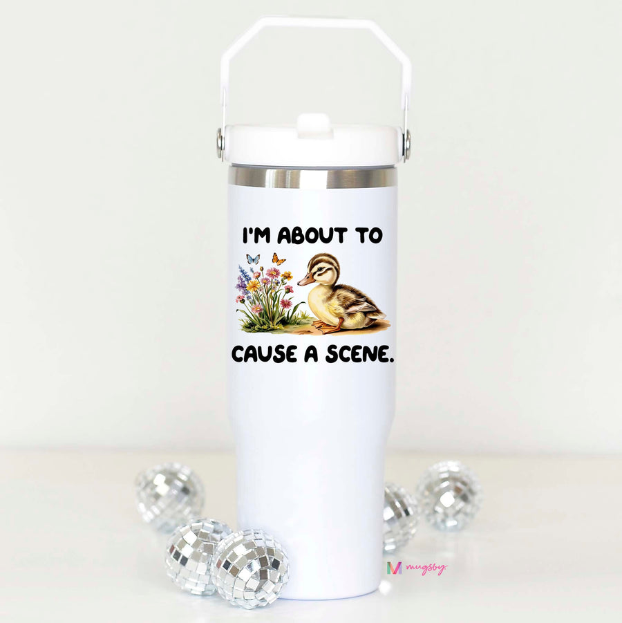 Cause a Scene Drink Tumbler