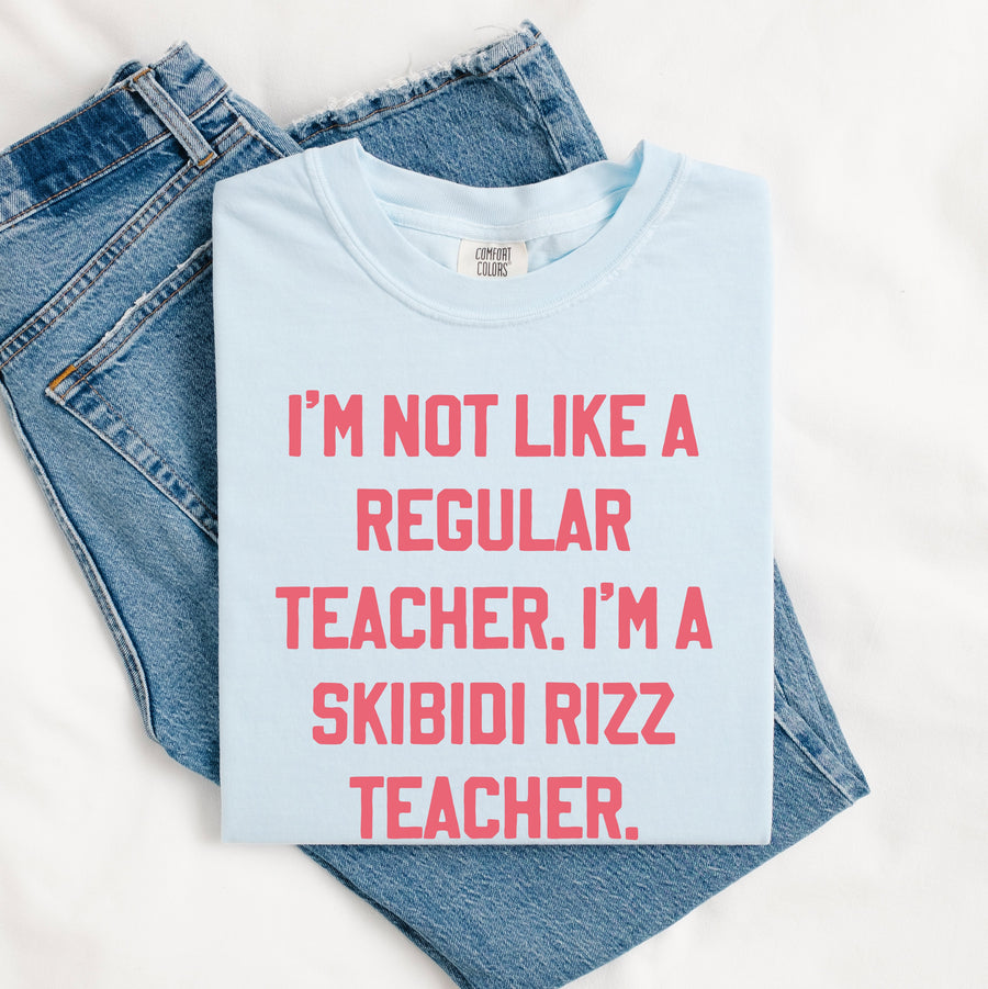 Skibidi Rizz Teacher Tee