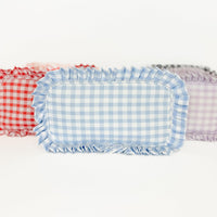 Gingham Frilly Bags