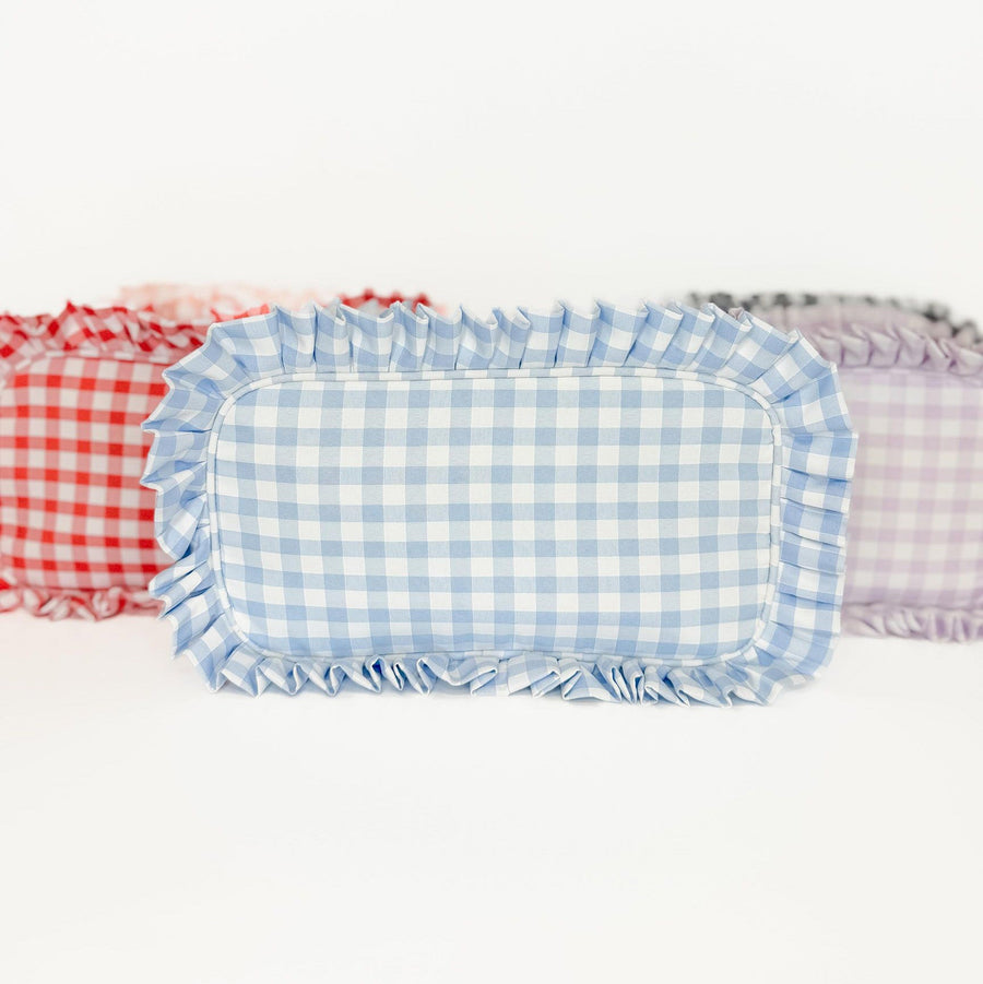 Gingham Frilly Bags